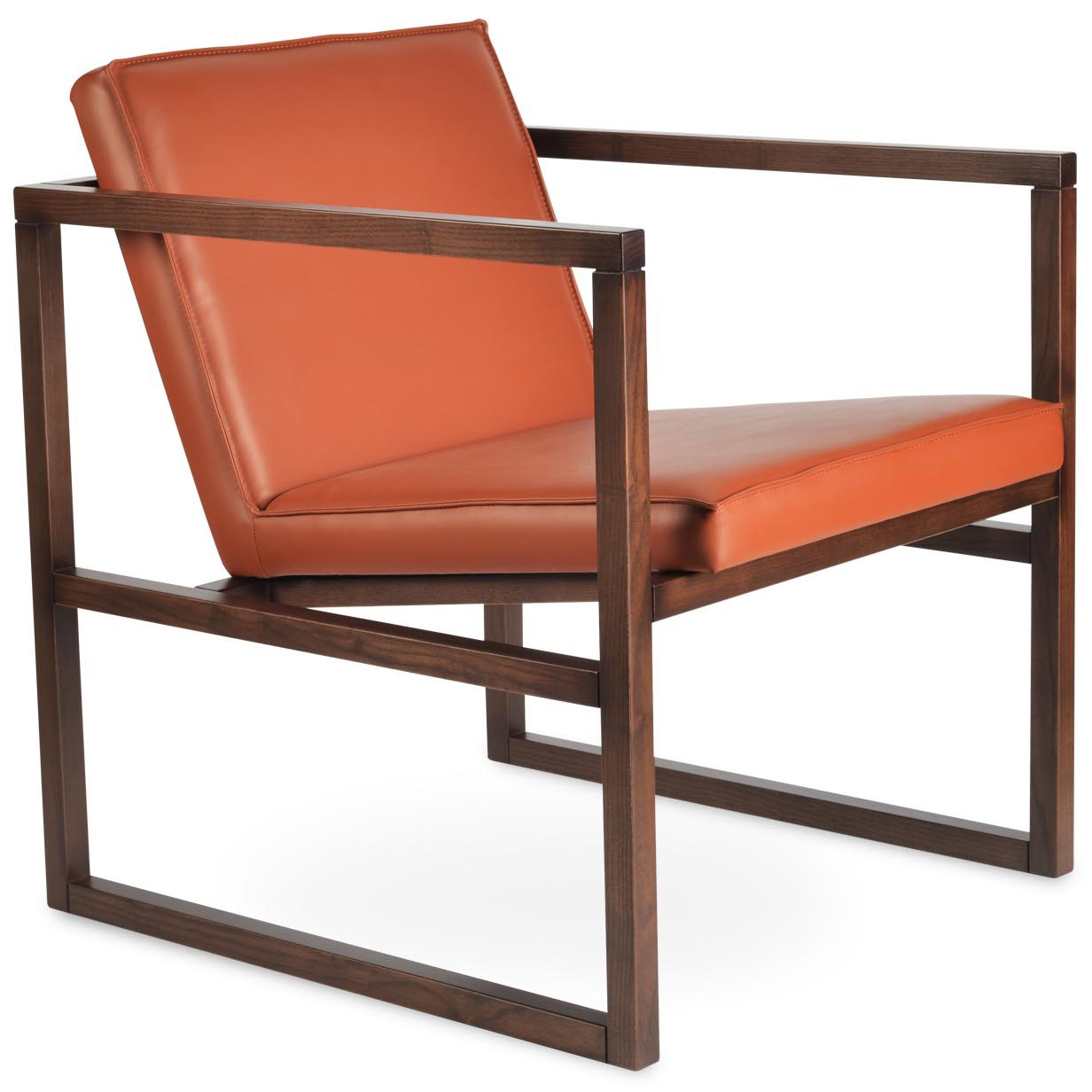 Cube Wood Lounge Armchair