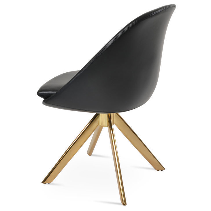 Avanos Sword Swivel Dining Chair