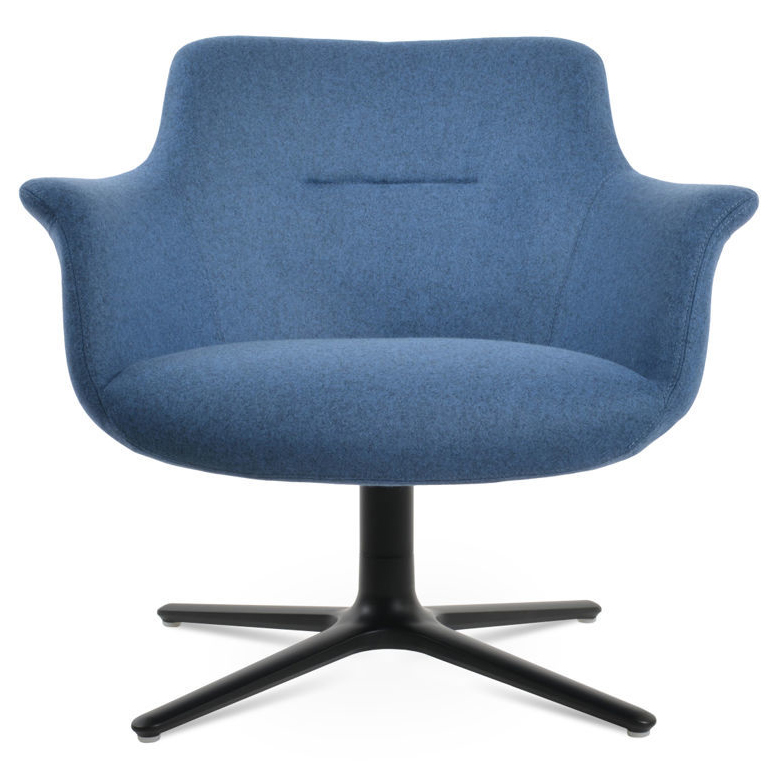 Bottega Oval Swivel Lounge Chair