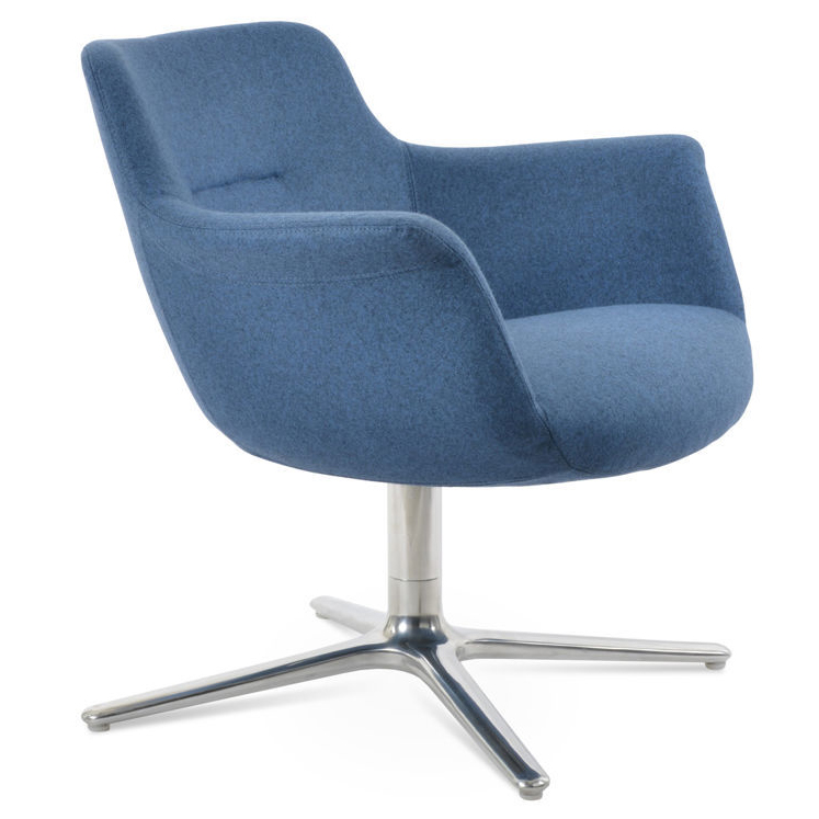 Bottega Oval Swivel Lounge Chair
