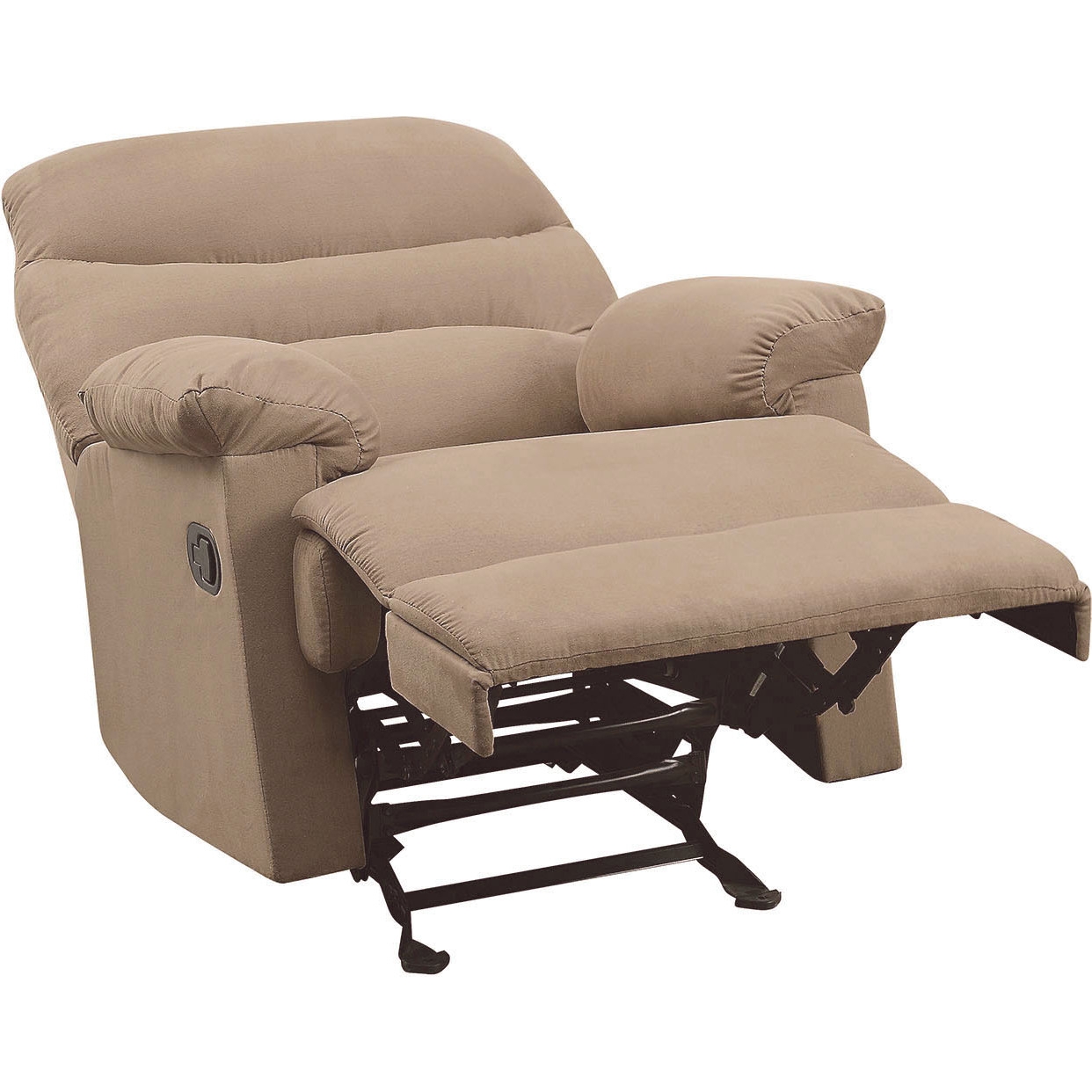 Arcadia Microfiber Glider Recliner Chair