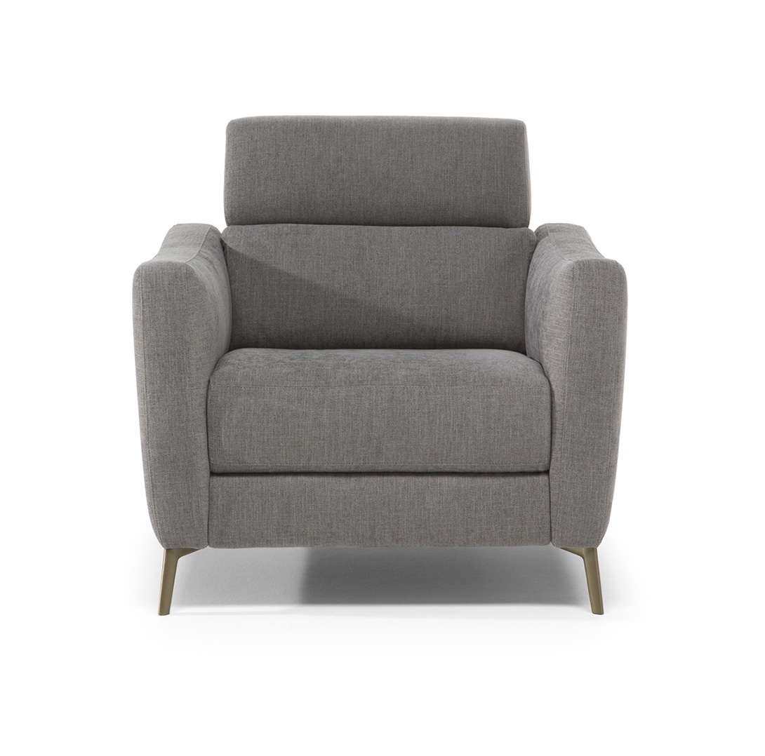 Greg Fabric/Leather Armchair