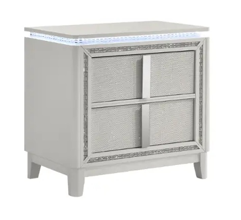 Chalanna Queen Panel Storage Bed and Nightstand