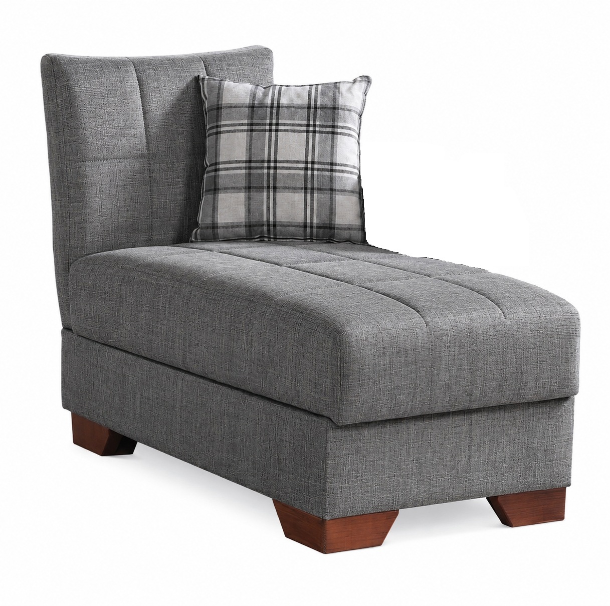 Barato Large L-Shaped Sectional Sofa with Channel Tufting and Plaid Pillows, Compostion 8