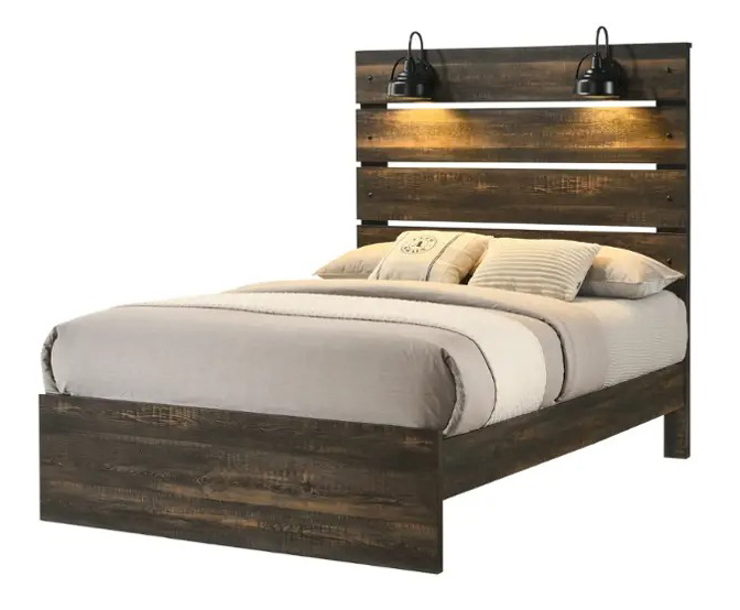 SM 0300a-0399a Wood Bedroom Set
