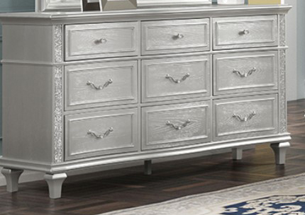 green emerald velvet dress Buy Elegant Dresser with 6-Drawers Antique Silver Online – Jennifer  Furniture main image 0