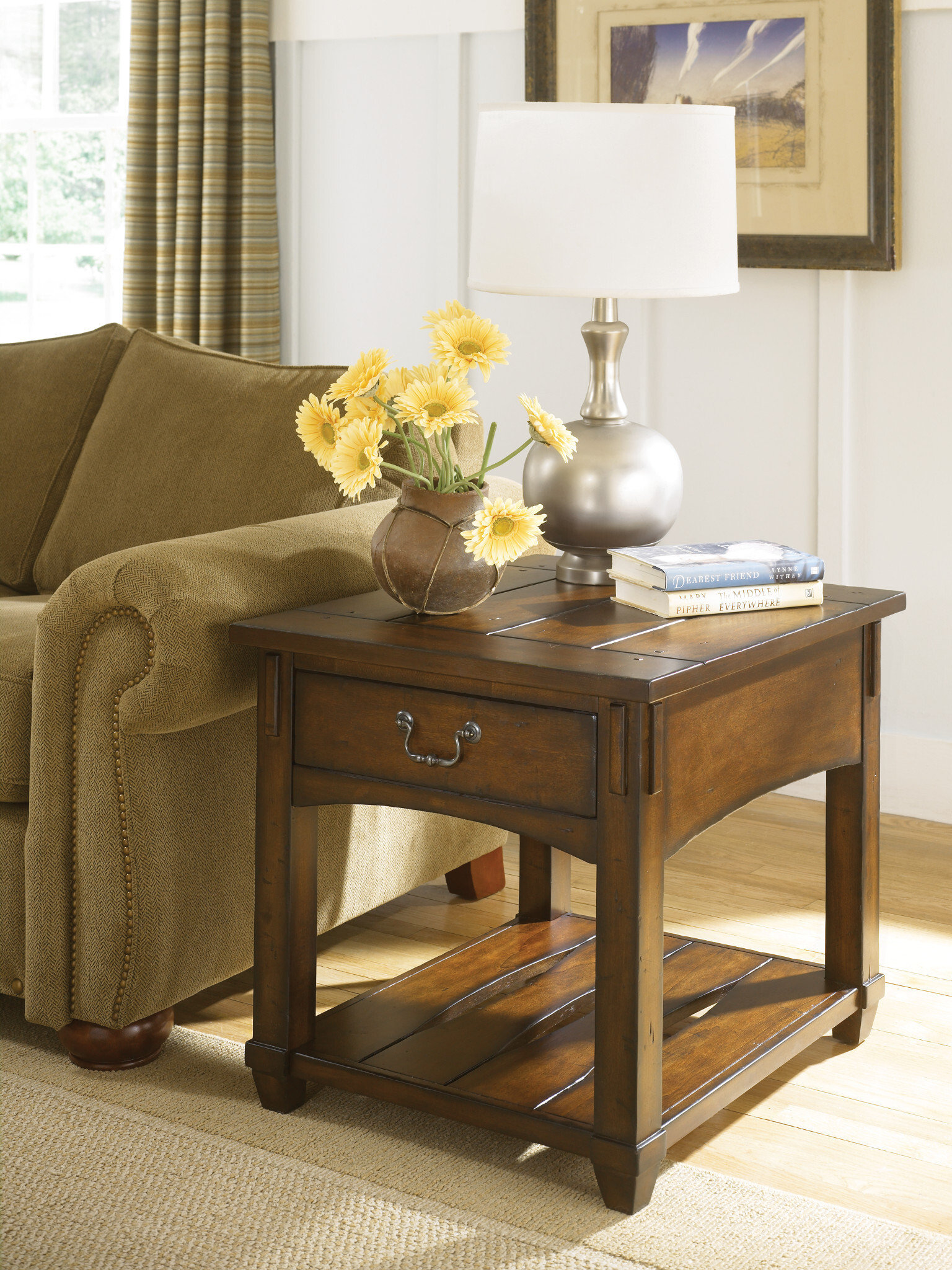 Living Room Hammary Tacoma Rect. 1-Drawer End Table