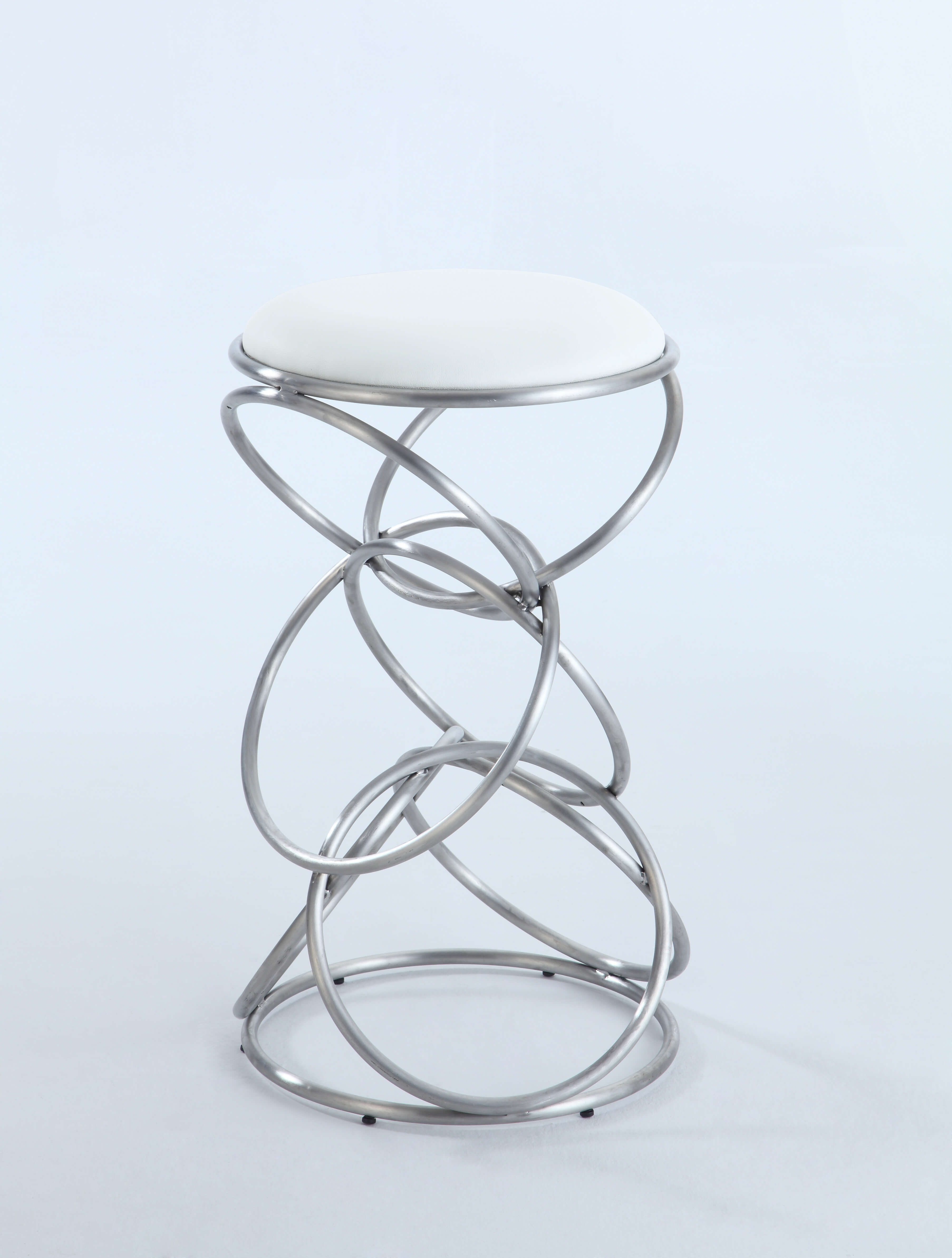 545 Interlocking Multi-Ring PU Counter Stool