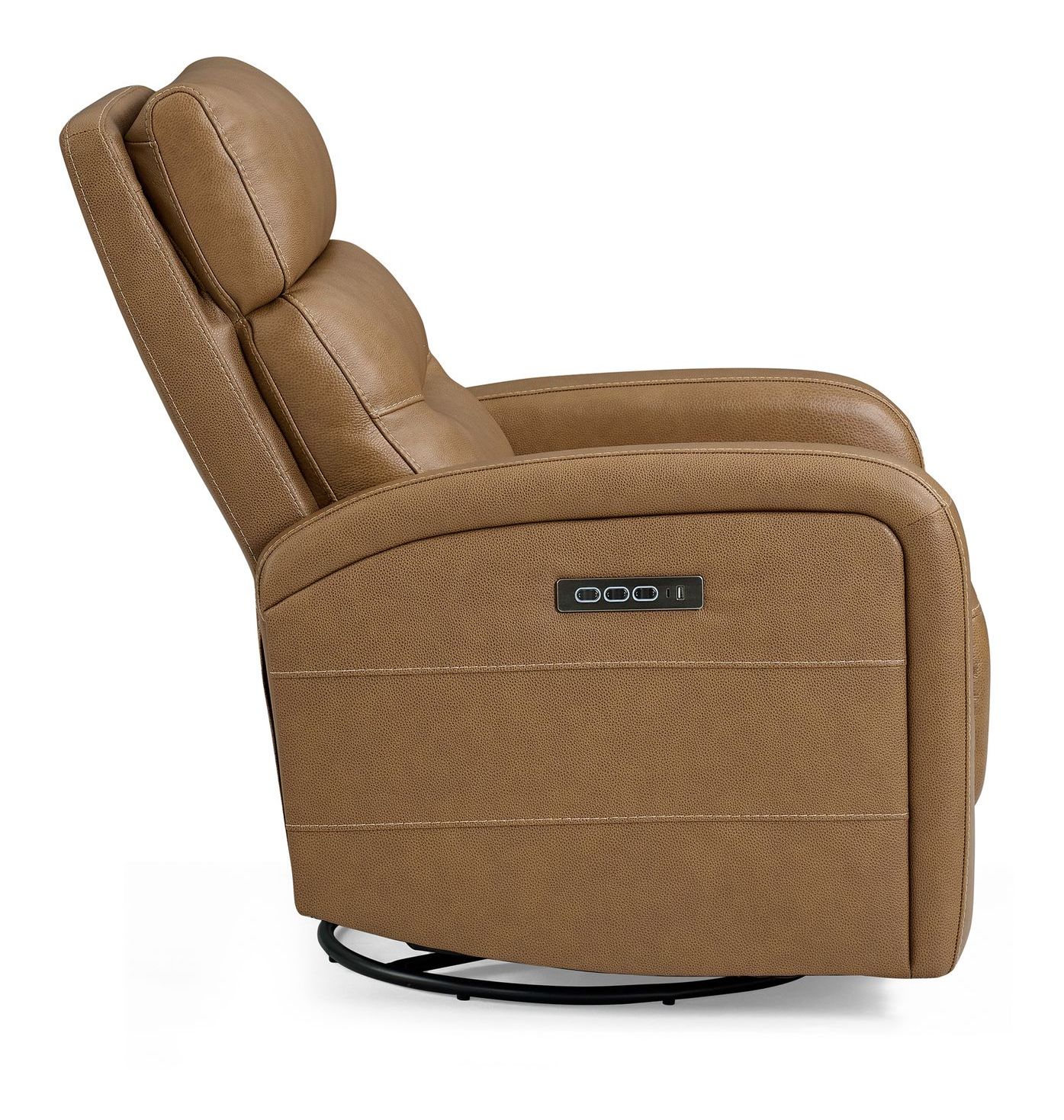Rosslyn Triple Power Swivel Recliner | Leather & USB Ports