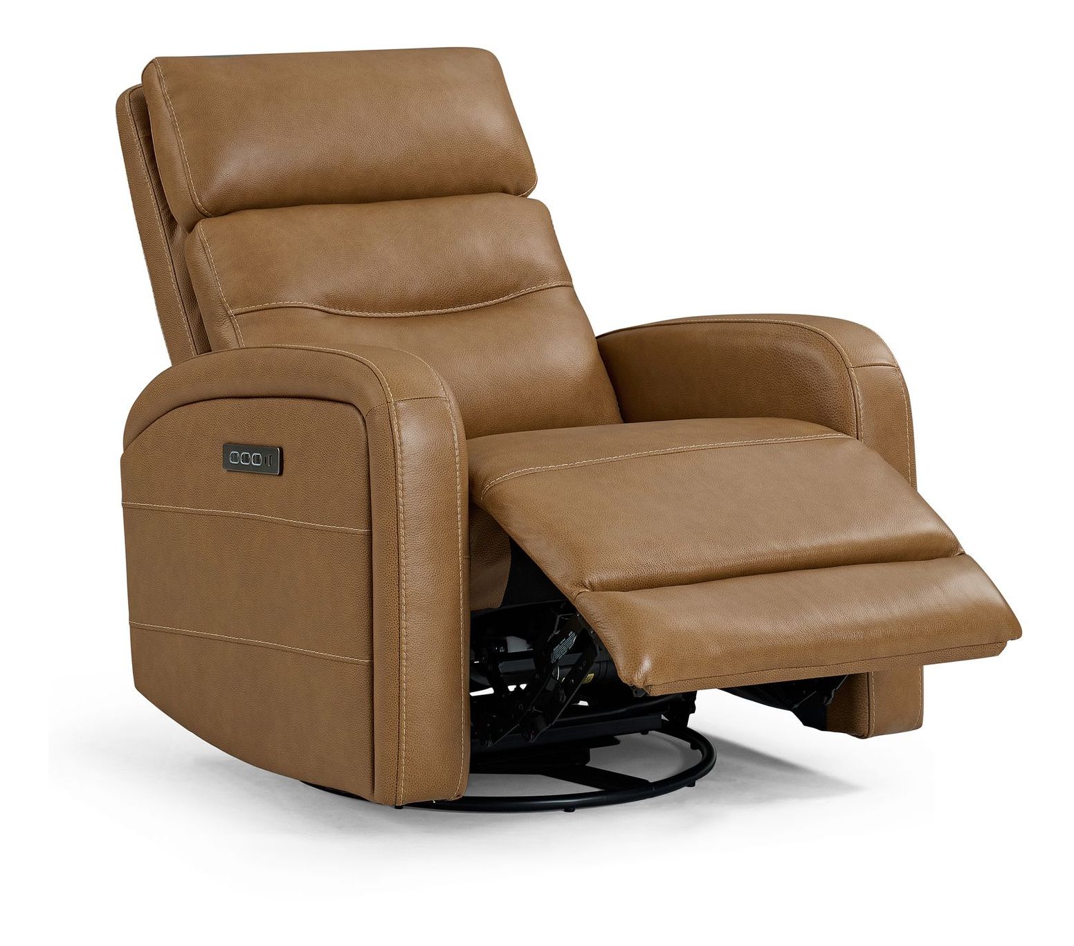 Rosslyn Triple Power Swivel Recliner | Leather & USB Ports