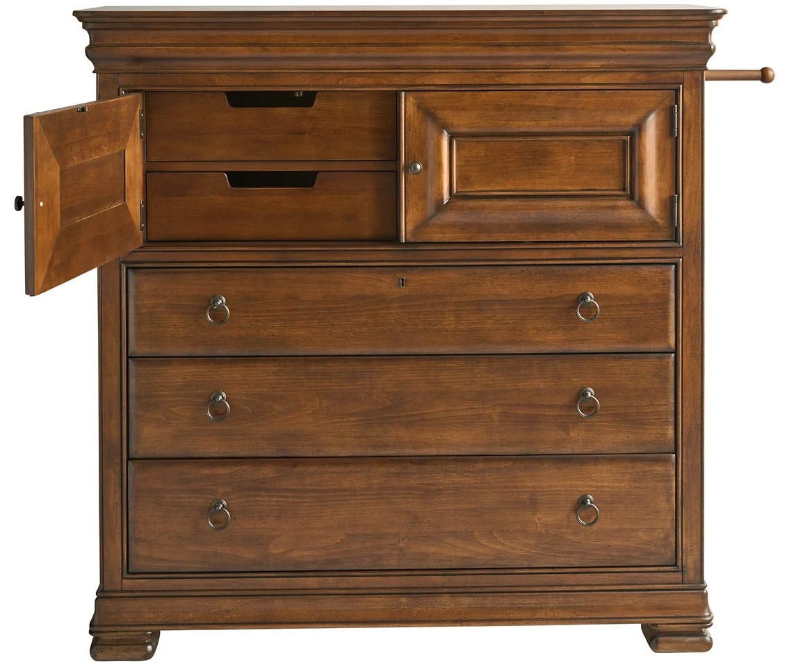 New Lou Wood Dressing Chest w/3 Drawers & 2 Doors