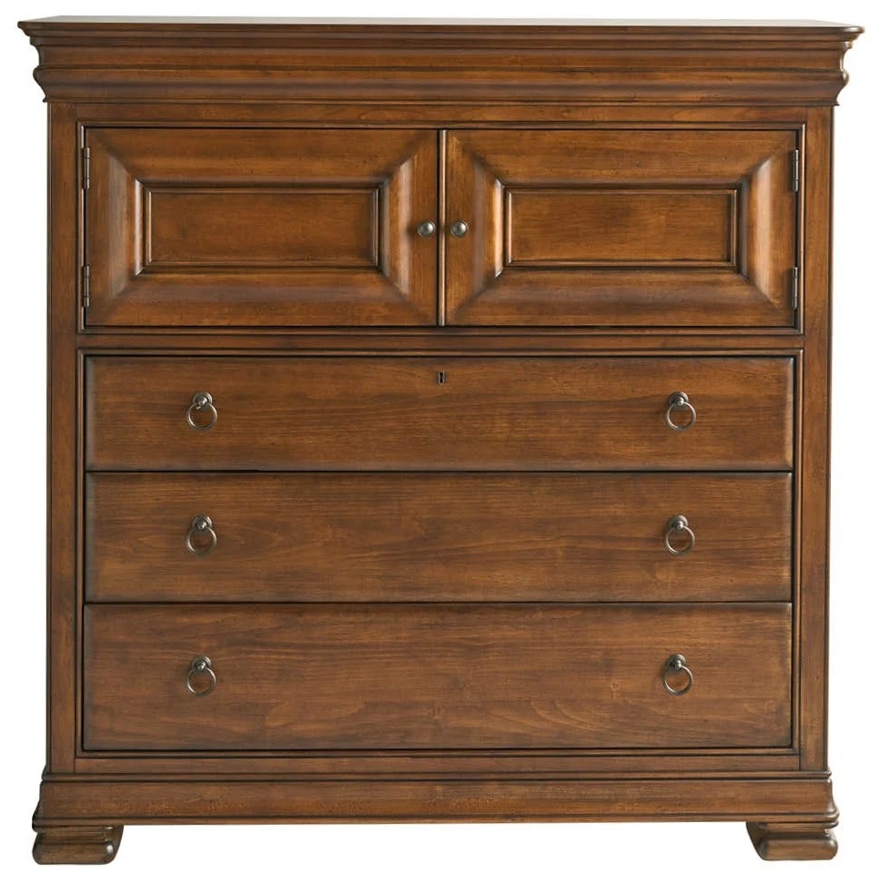 New Lou Wood Sleigh Bedroom Set