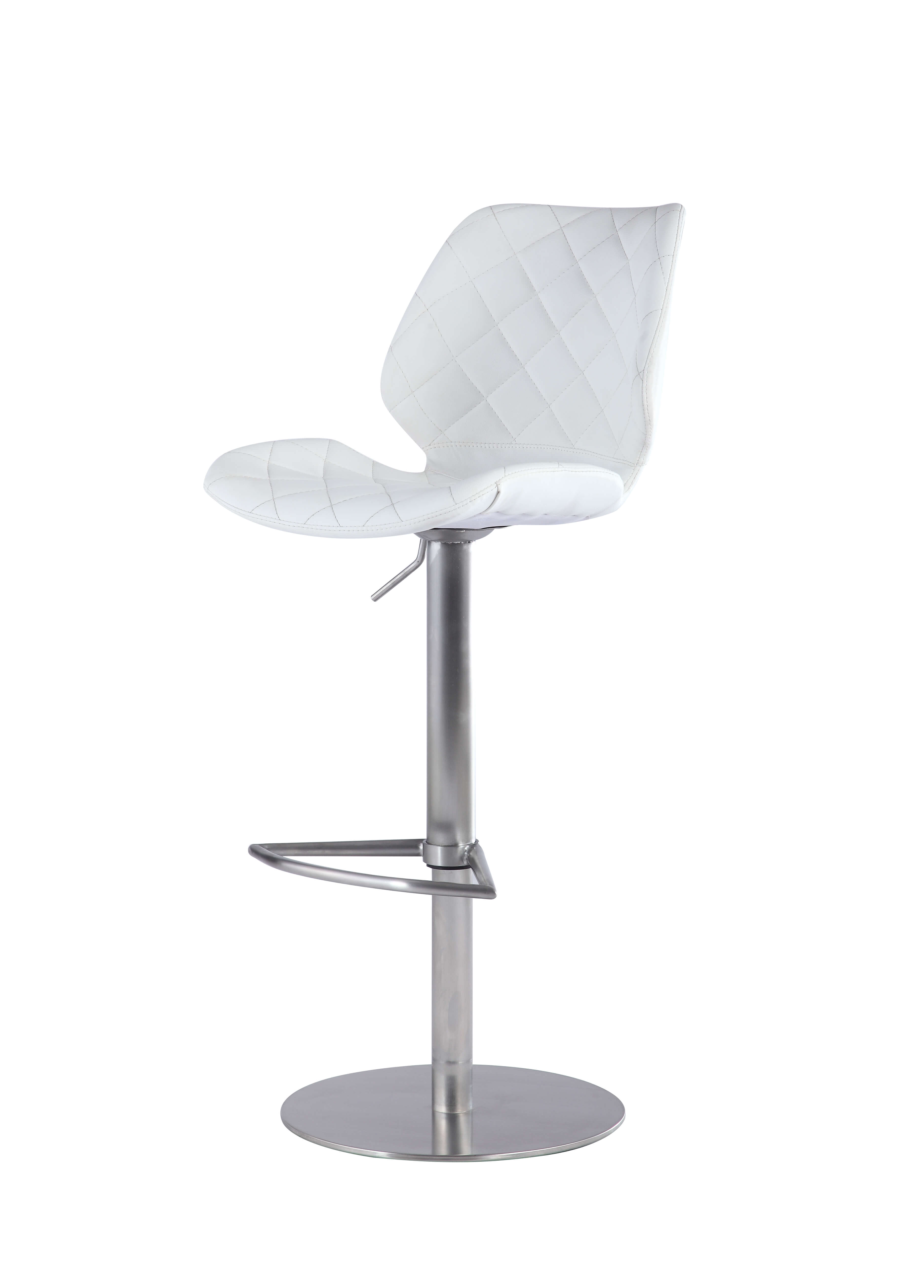 892 Diamond Stiching Adjustable Swivel PU Stool