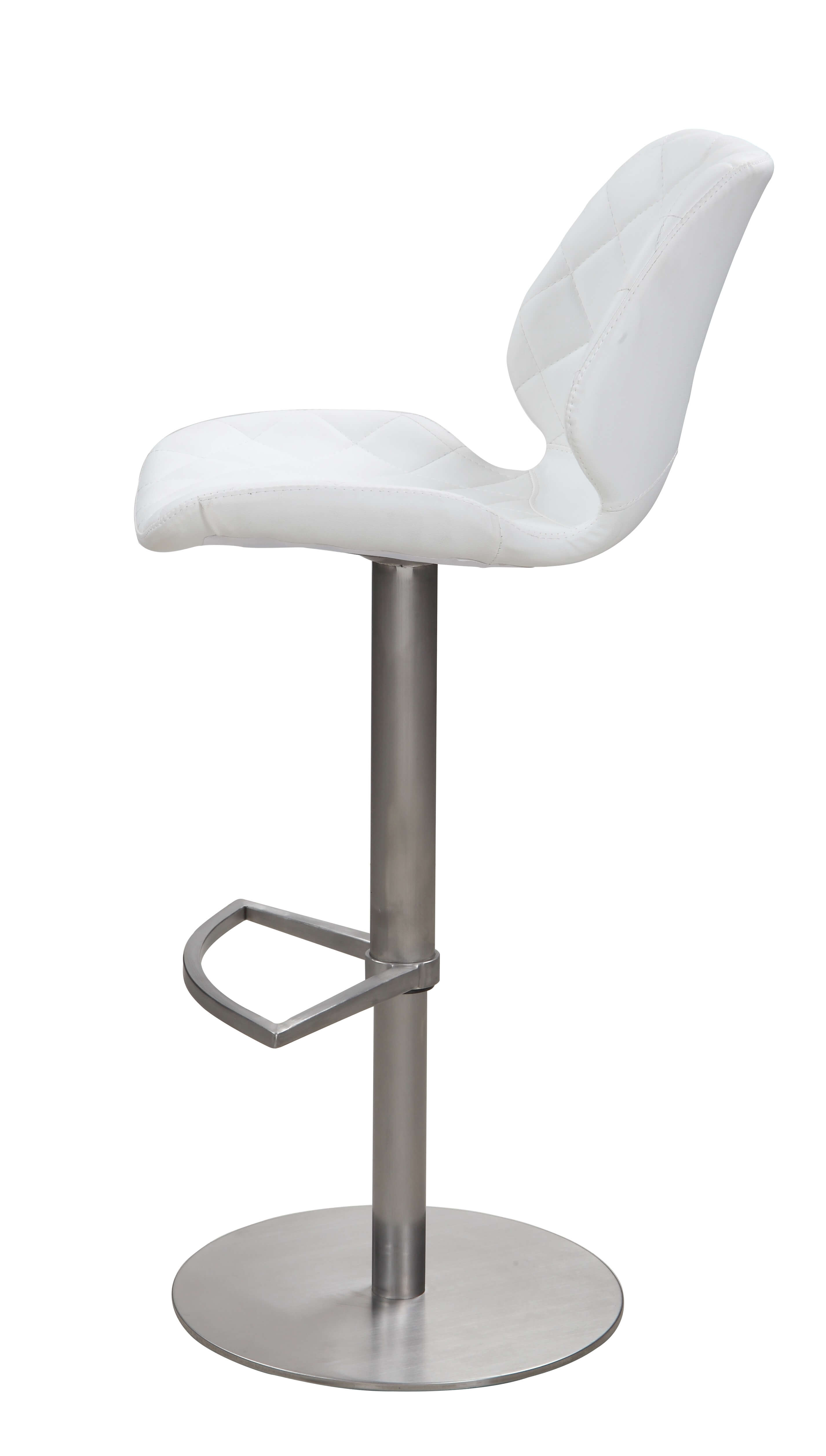 892 Diamond Stiching Adjustable Swivel PU Stool