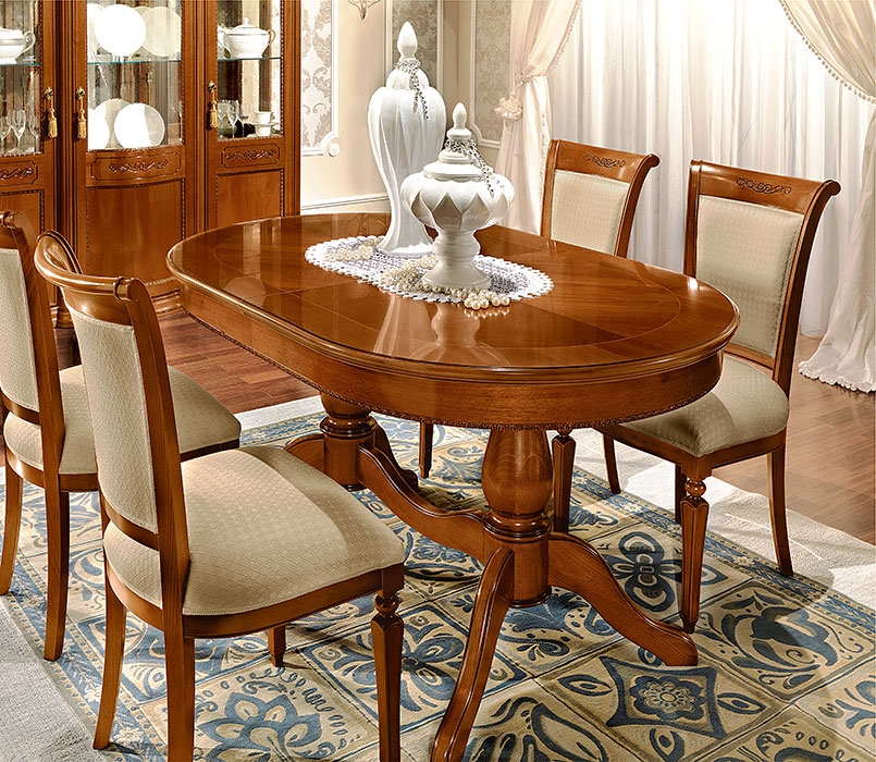 Torriani Wood Oval Dining Set