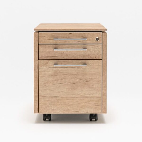 Status Office Lockable Mobile Pedestal w/Drawers & Pencil Tray