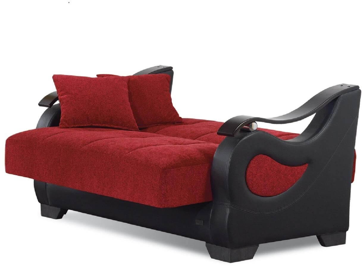 Pittsburgh Fabric/Vinyl Storage Loveseat