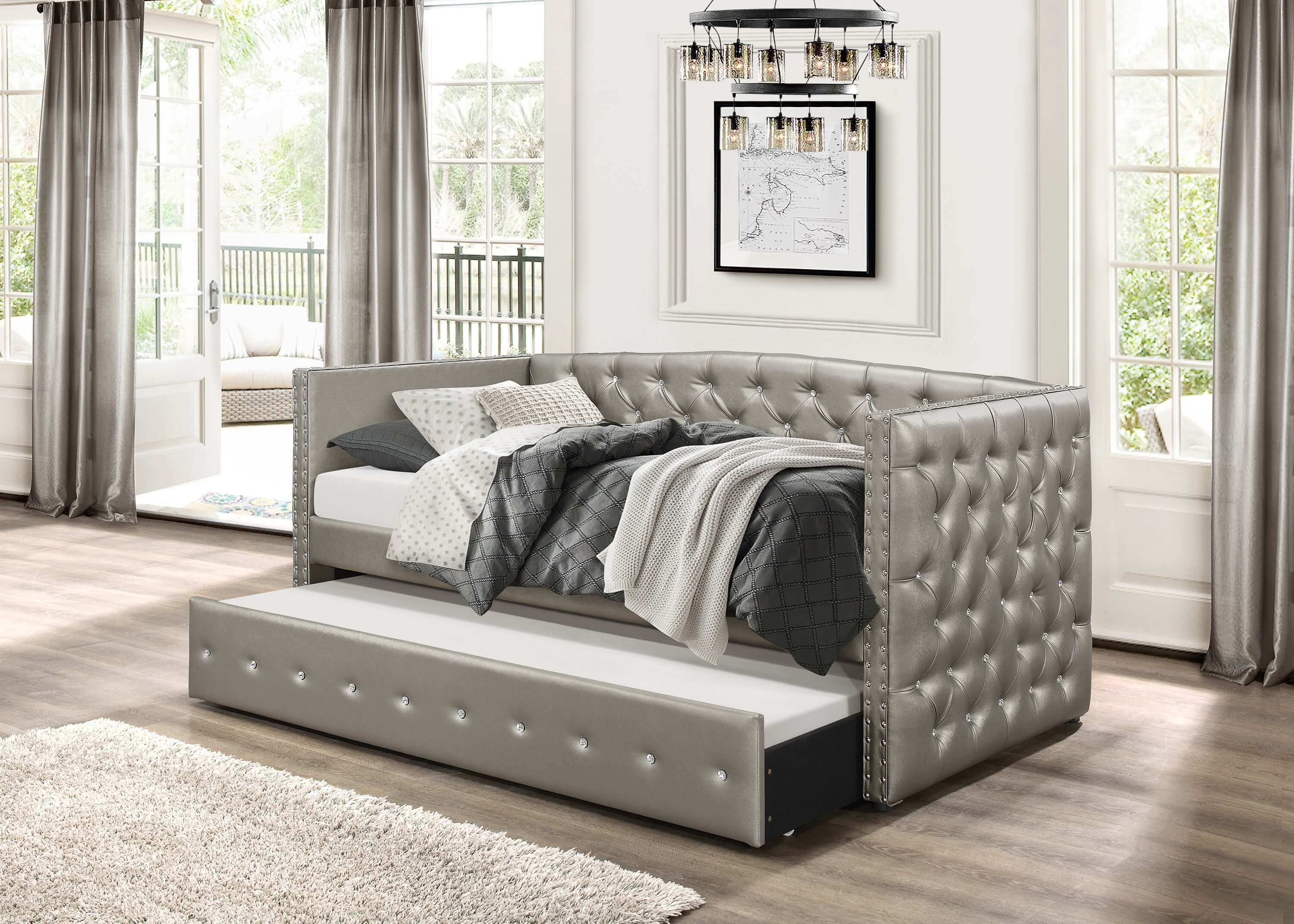 Trill Bi-Cast Vinyl Daybed by Homelegance