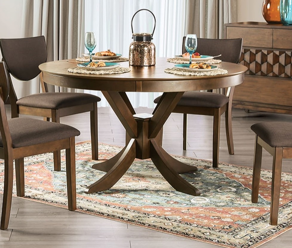 Marina Wood Round Dining Set