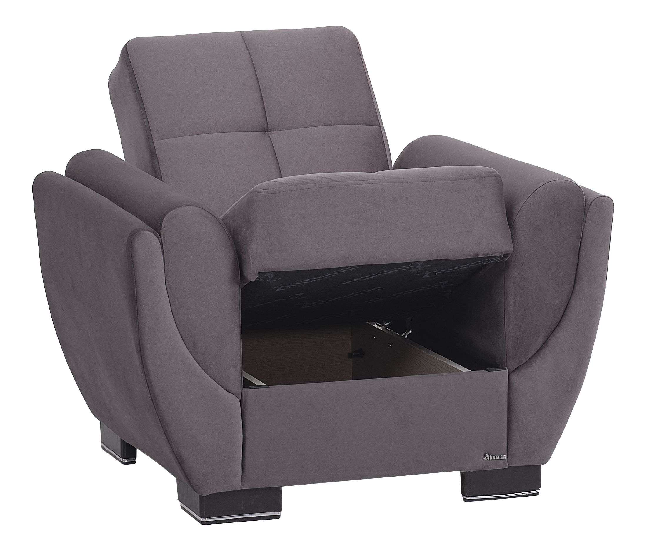 Armada Air Microfiber Fabric Convertible Sleeper Chair