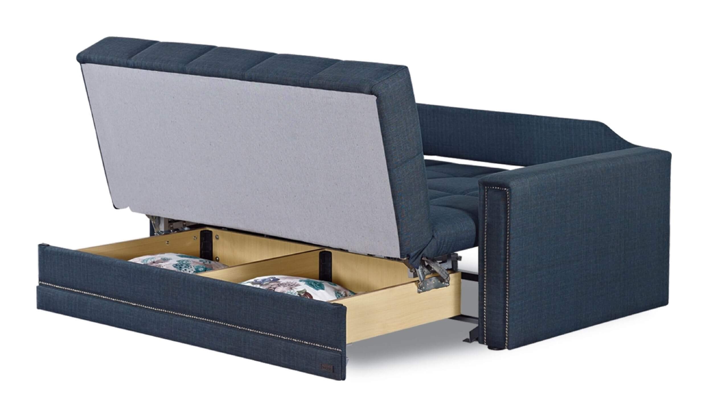 Granada Linen Fabric Pull-Out Sofabed