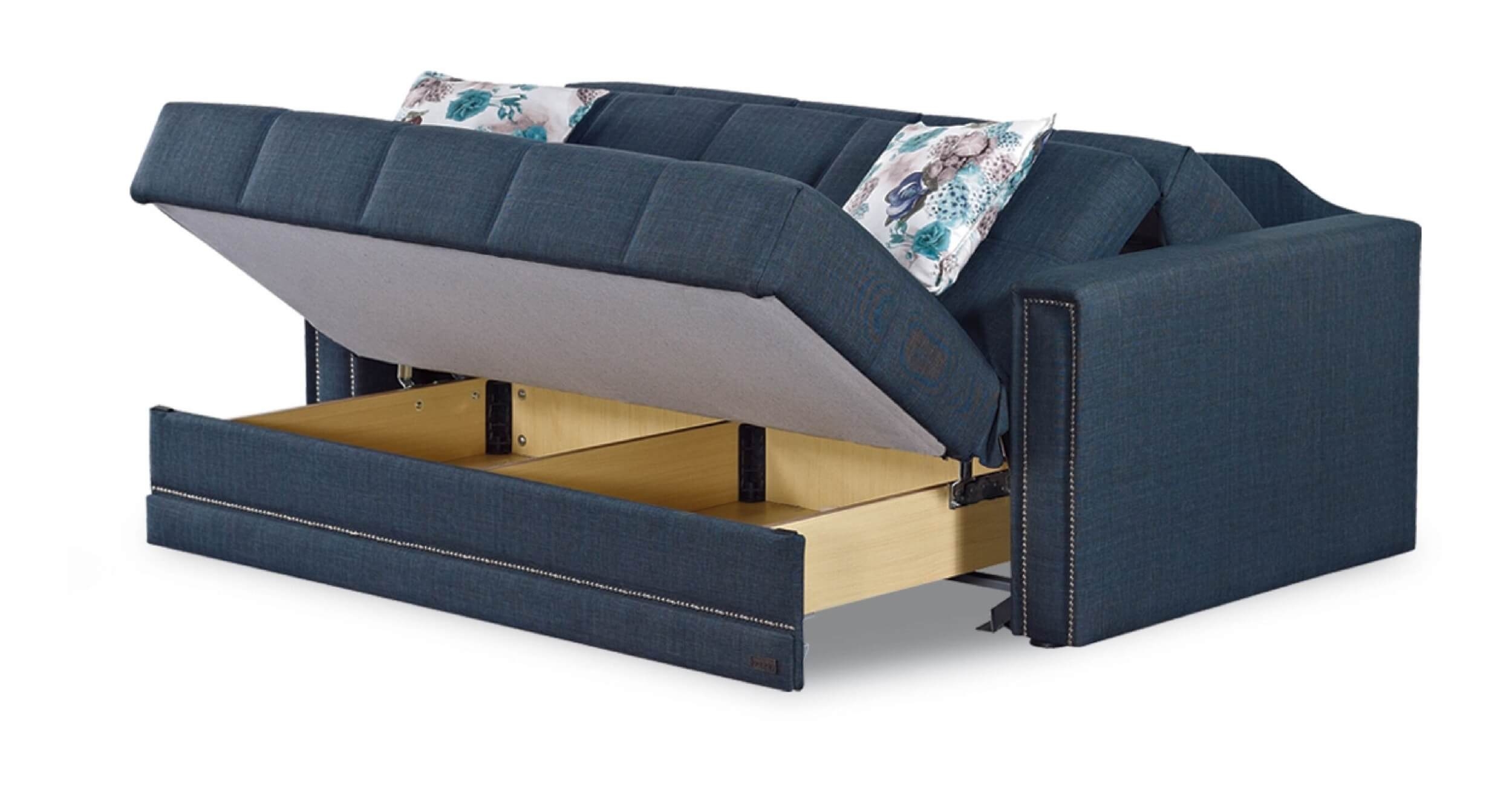 Granada Linen Fabric Pull-Out Sofabed