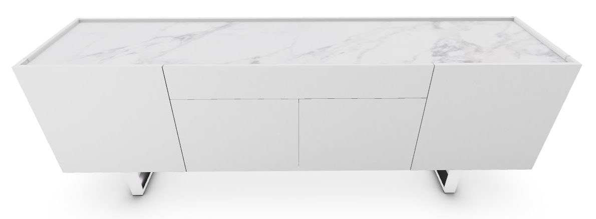 Horizon Wood/Ceramic/Metal Sideboard w/4 Doors & Drawer