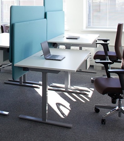 Easy 70.9" Adjustable 2-Column Sit-Stand Office Desk