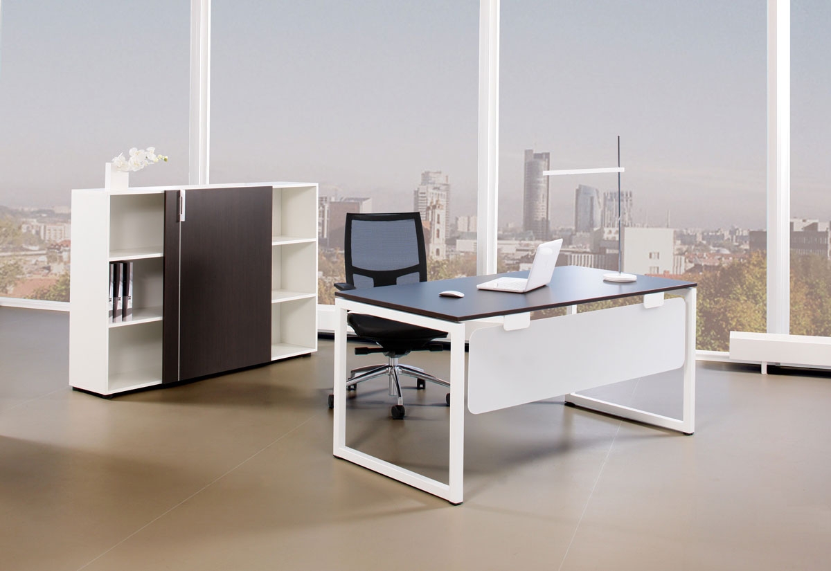 Nova Plexiglas Desk Screen w/Fittings for 70.8" HPL Desk Bench