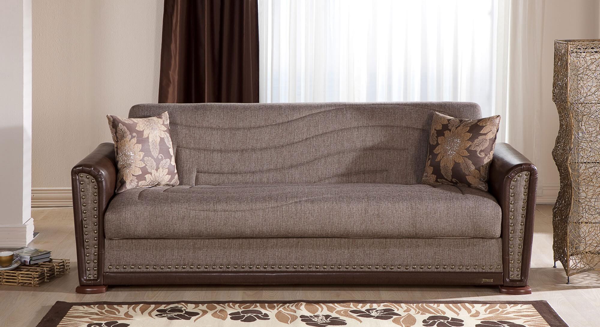 Alfa Sofa Redeyef Brown by Sunset (Istikbal) Furniture