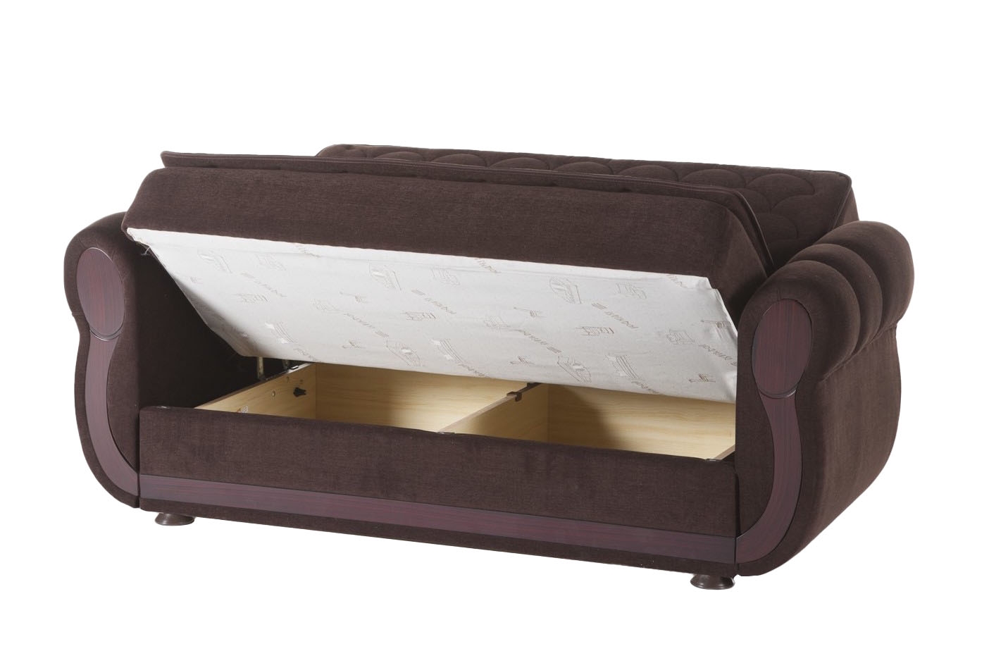 Argos Fabric Storage Sleeper Loveseat