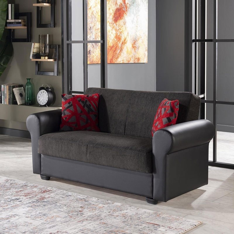 Enea Fabric Storage Sleeper Living Room Set