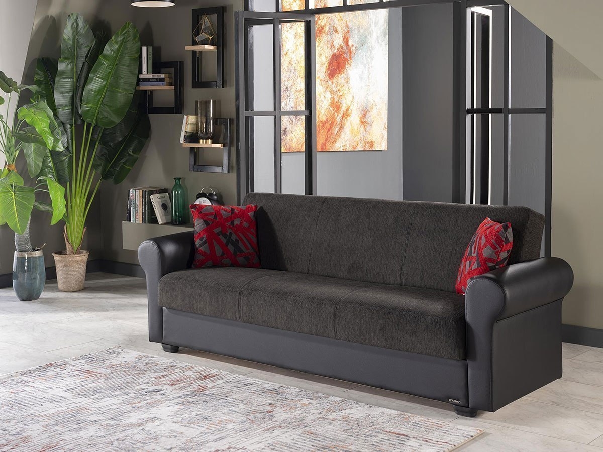 Enea Fabric Storage Sleeper Living Room Set