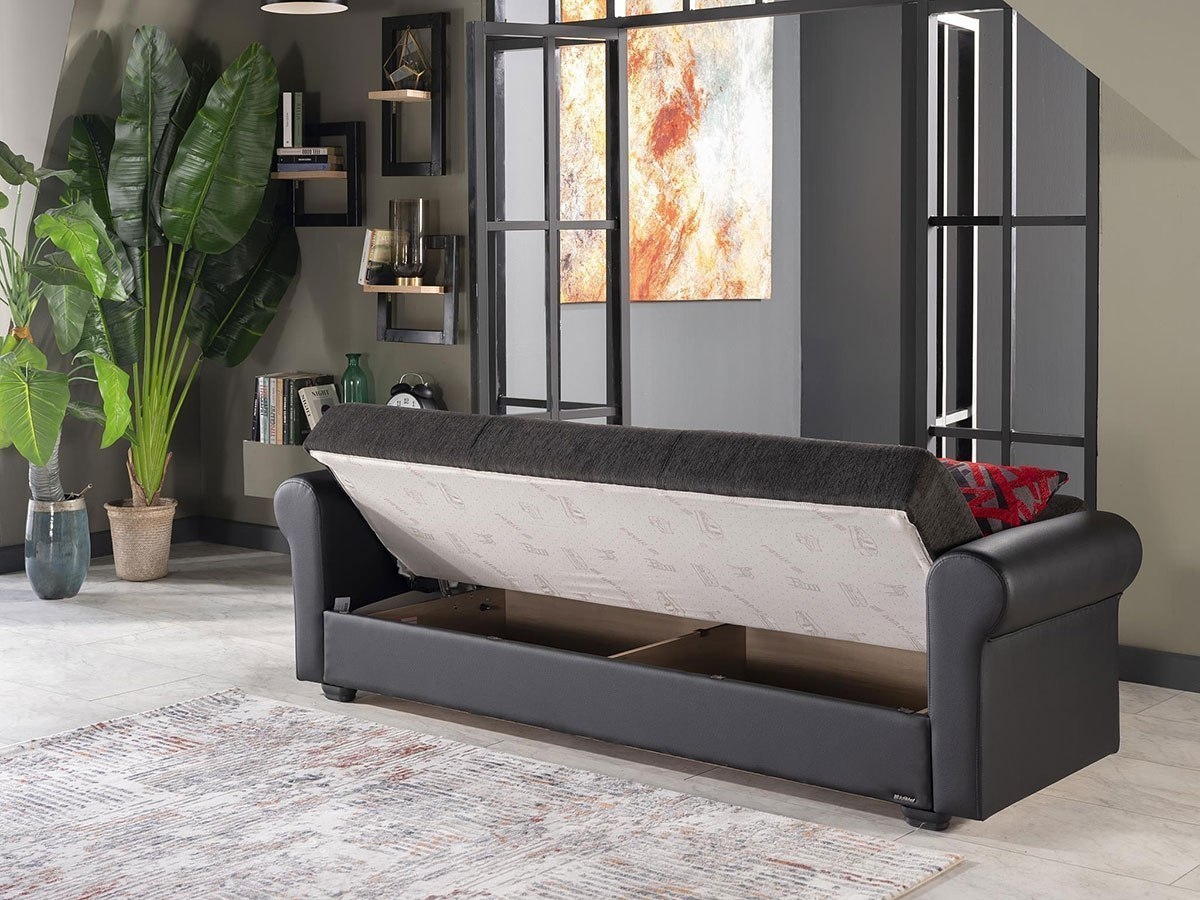 Enea Fabric Storage Sleeper Living Room Set