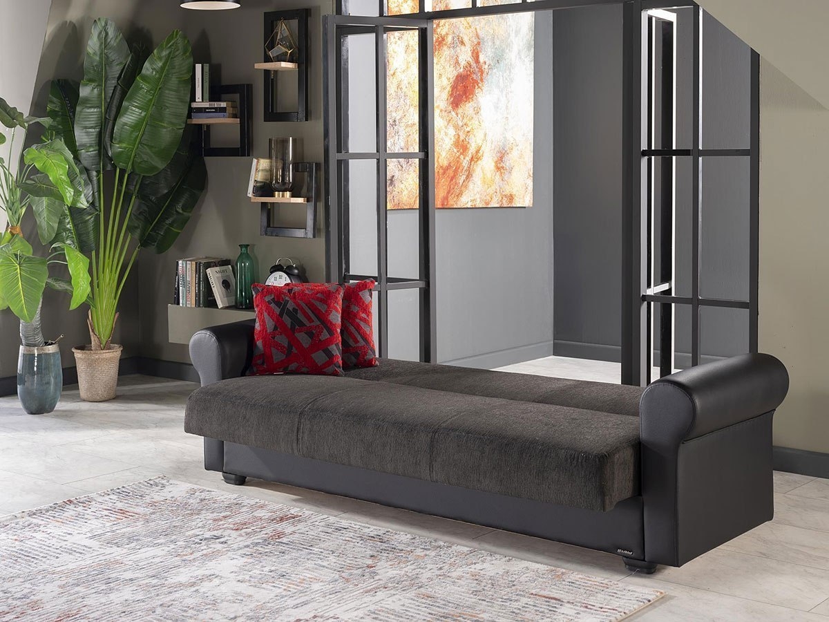Enea Fabric Storage Sleeper Sofabed