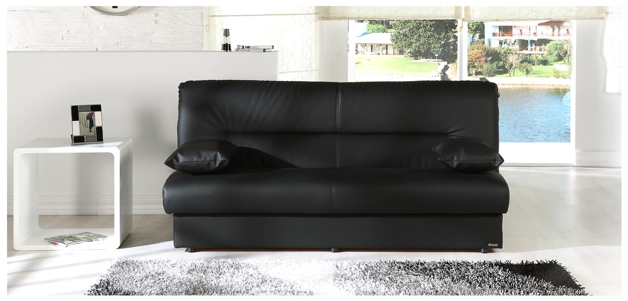Regata PU Storage Sleeper Sofabed