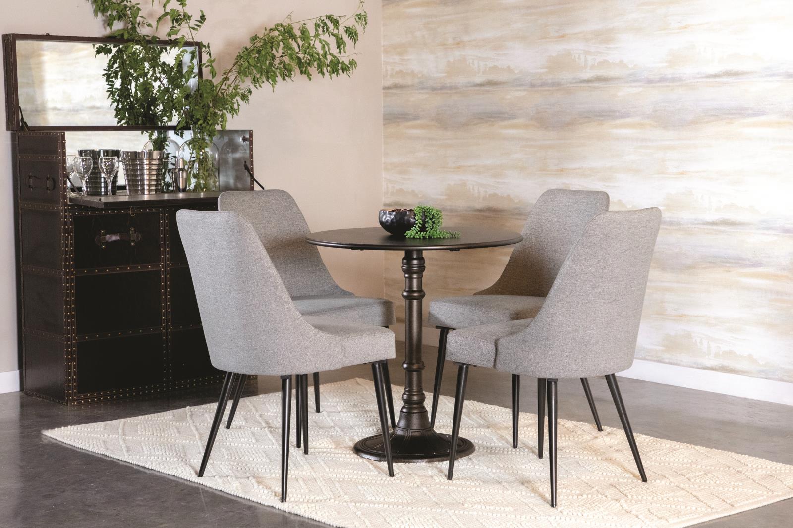 Oswego 30" Round Metal Bistro Dining Table