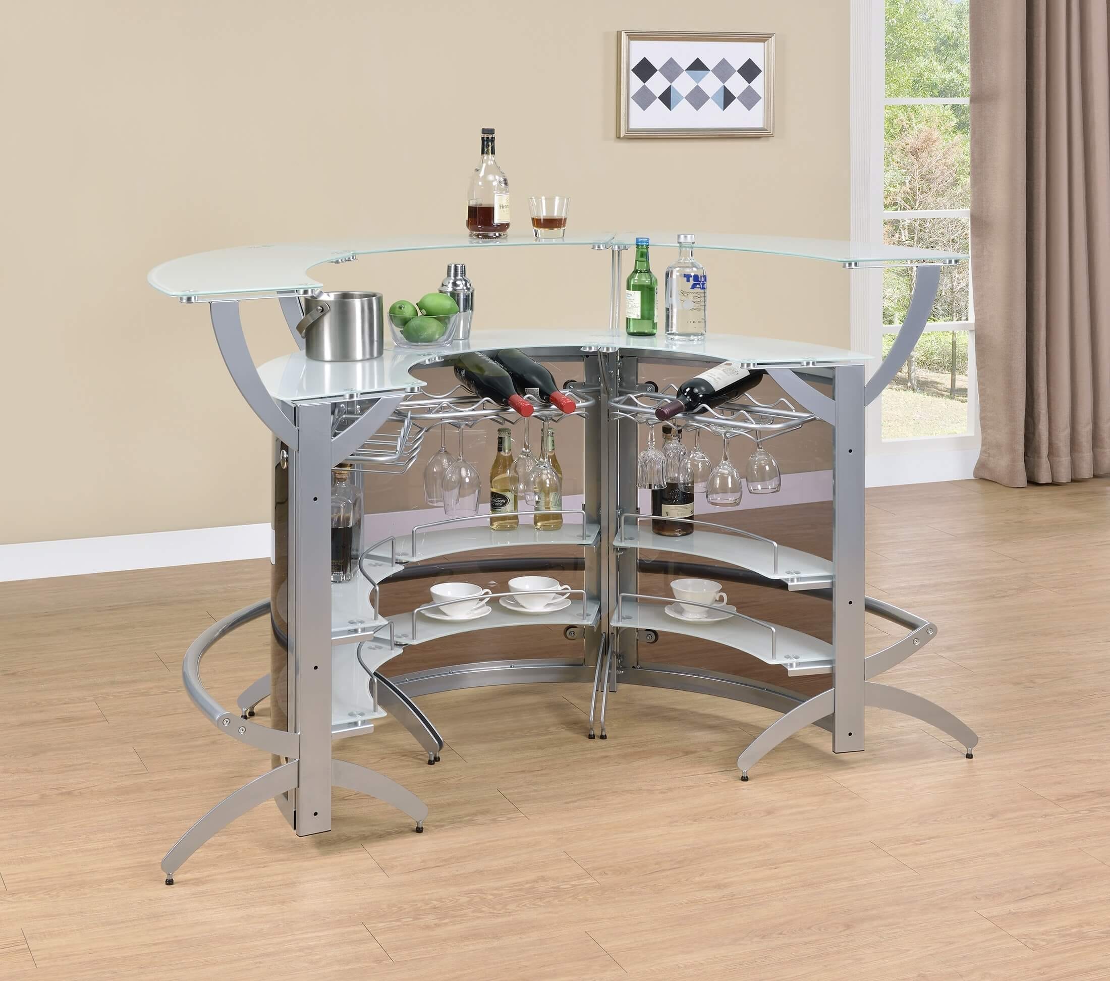 Dallas 3-Piece Curved Bar Unit