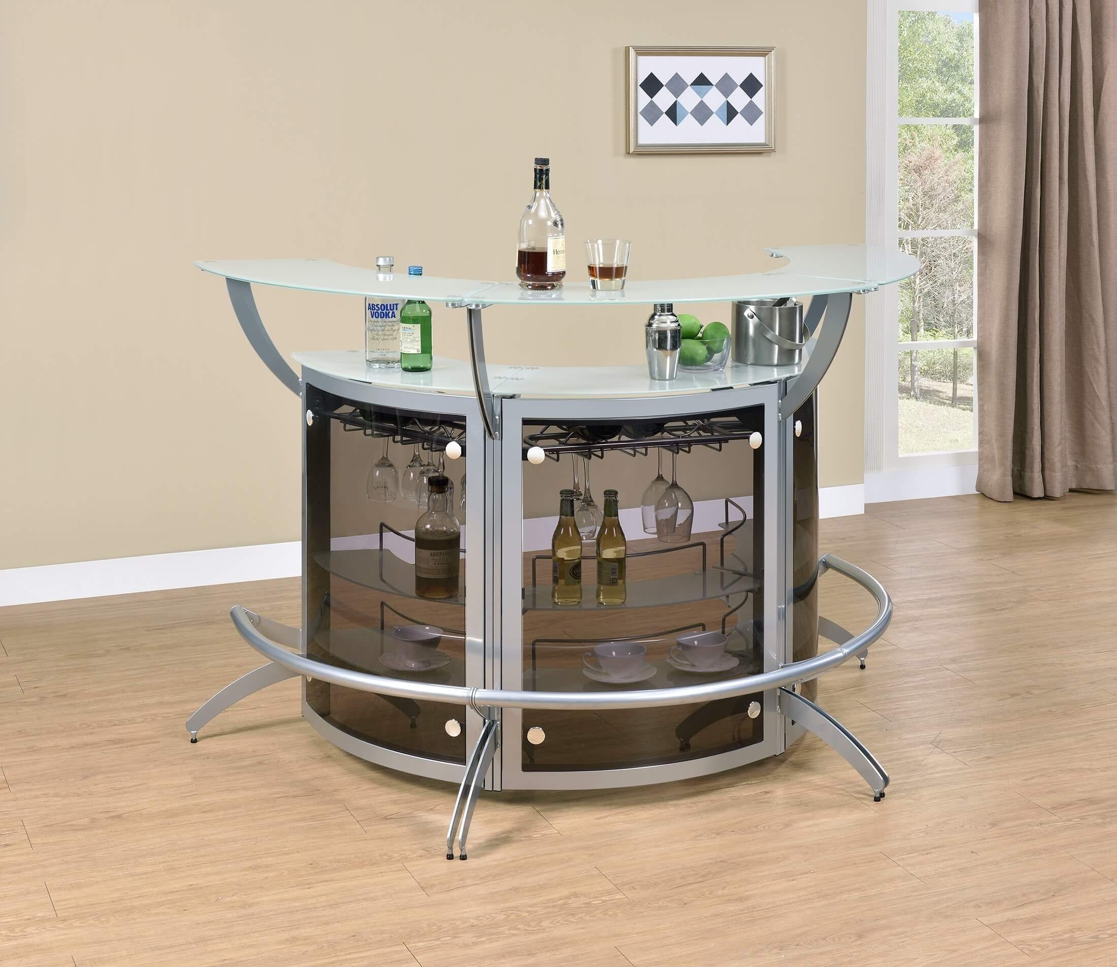 Dallas 3-Piece Curved Bar Unit