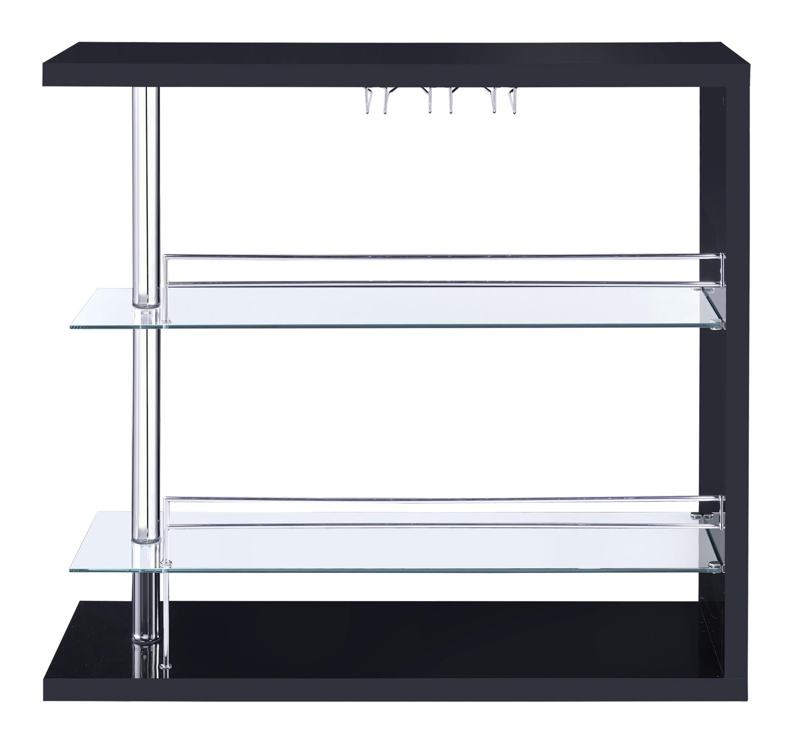 Prescott Rectangular 2-Shelf Bar Unit