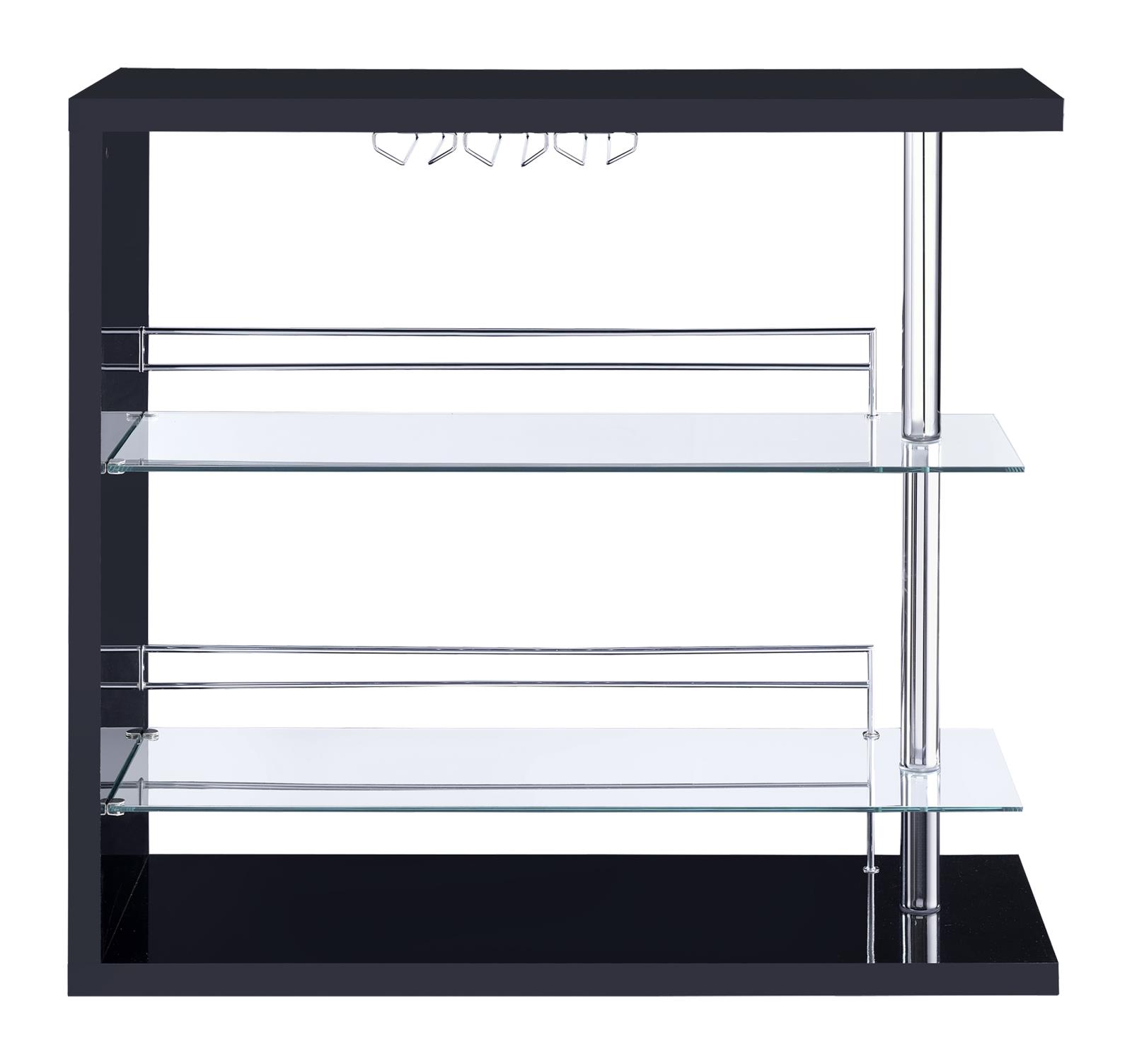 Prescott Rectangular 2-Shelf Bar Unit