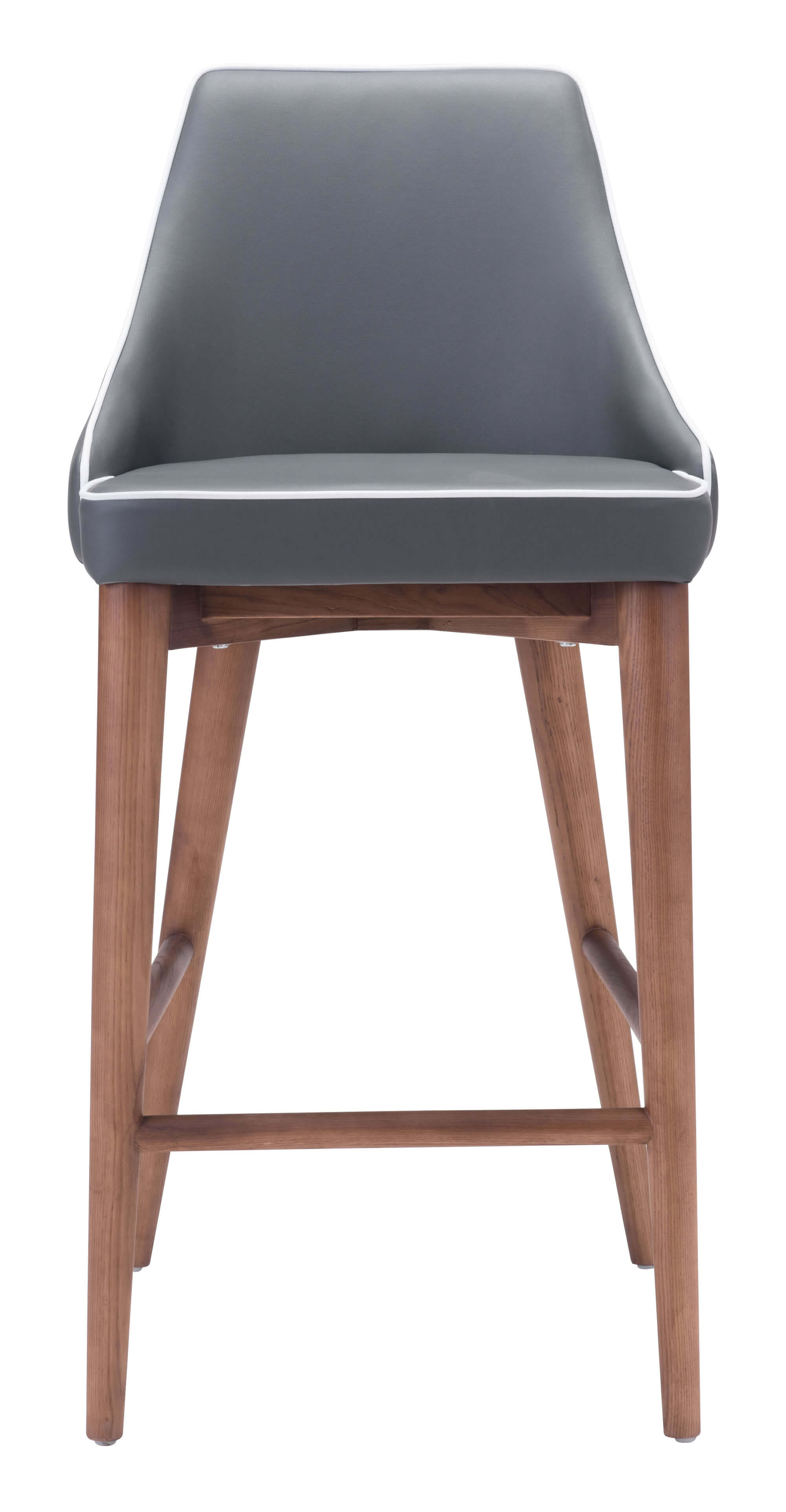 Moor Counter Chair, Dark Gray by Zuo Modern
