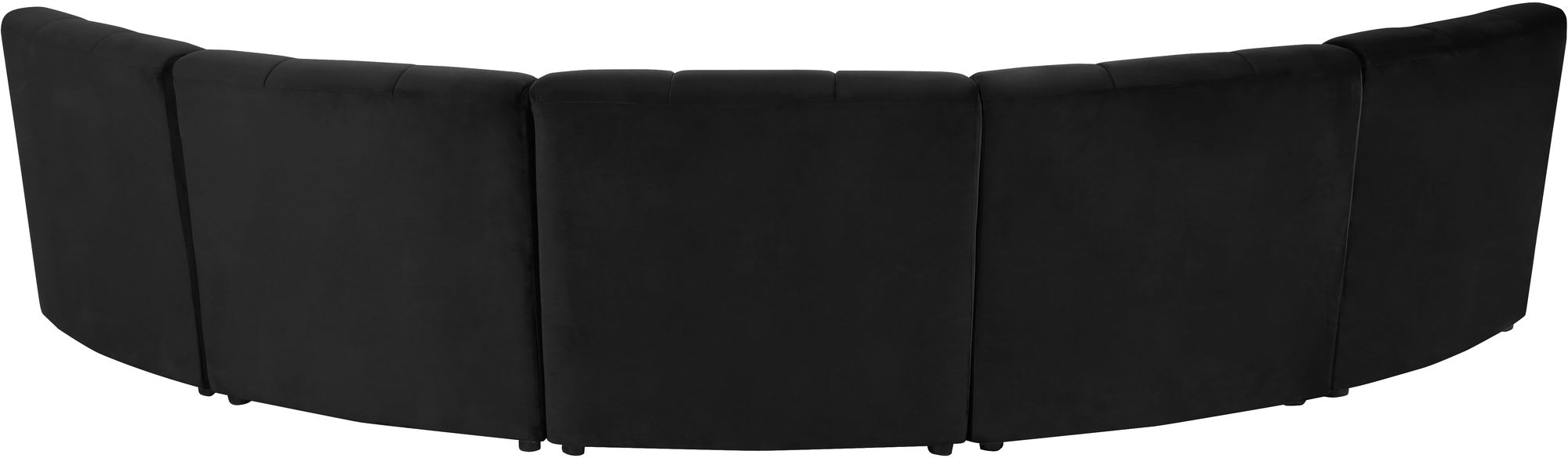 Limitless 145" 5-Piece Modular Velvet Sectional