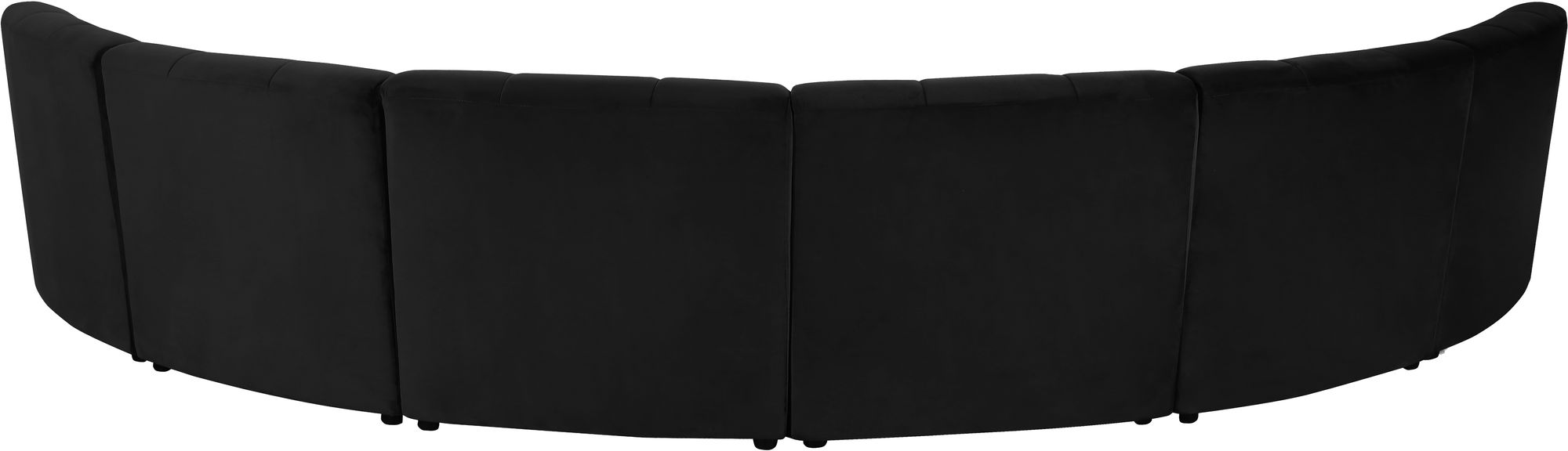 Limitless 161" 6-Piece Modular Velvet Sectional