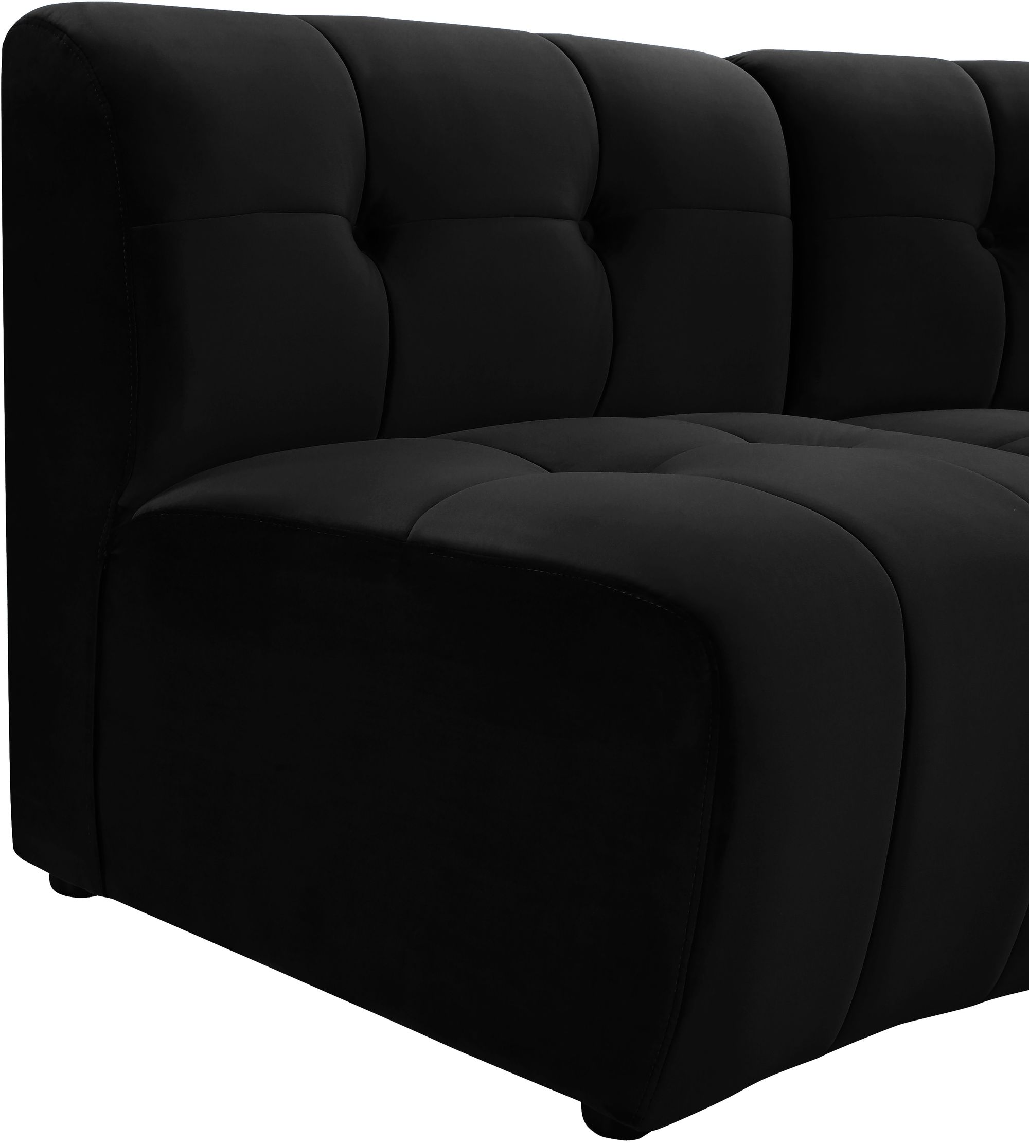 Limitless 170" 7-Piece Modular Velvet Sectional