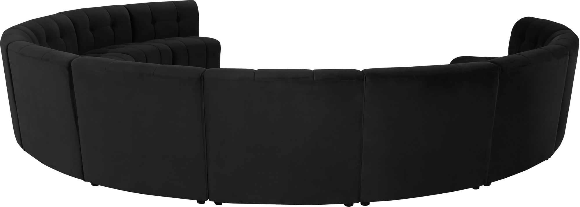 Limitless 173" 11-Piece Modular Velvet Sectional