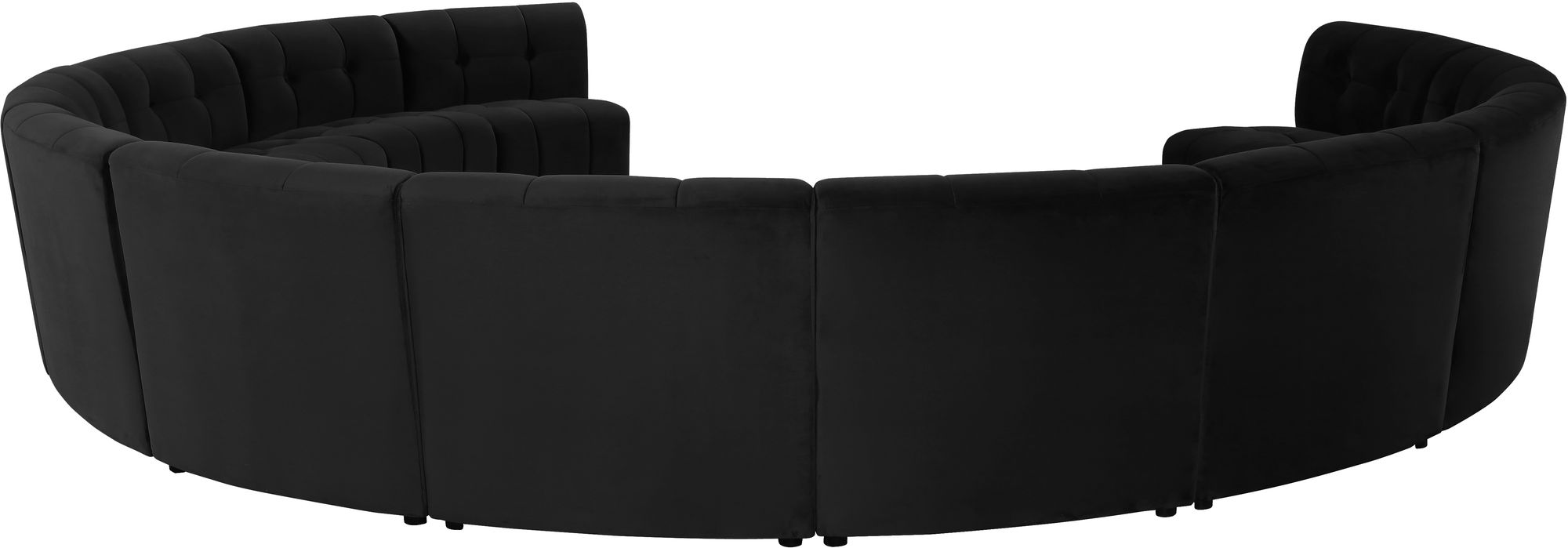 Limitless 173" 12-Piece Modular Velvet Sectional