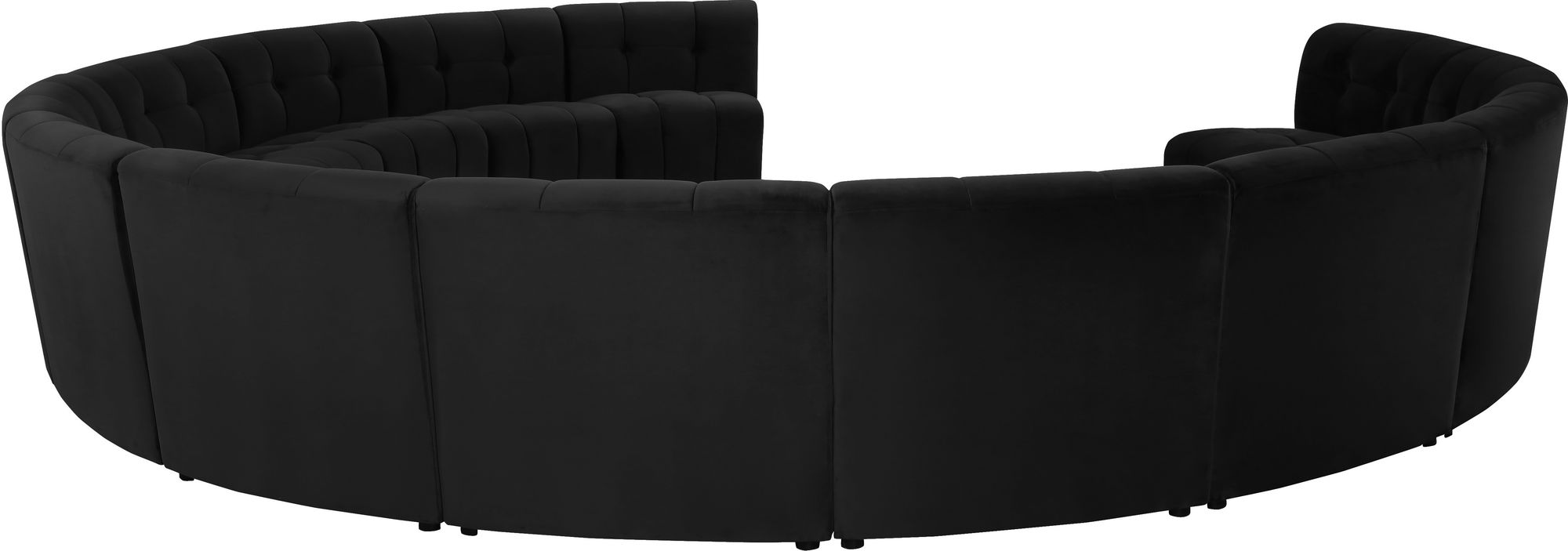 Limitless 173" 13-Piece Modular Velvet Sectional