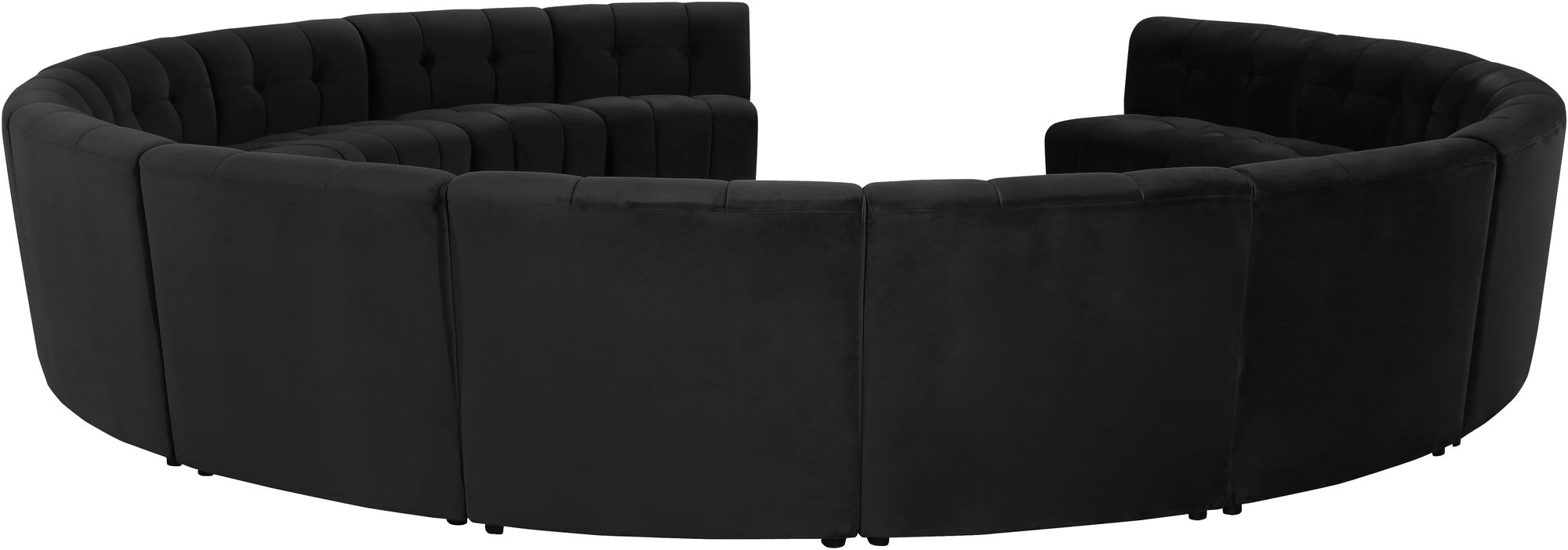 Limitless 173" 14-Piece Modular Velvet Sectional