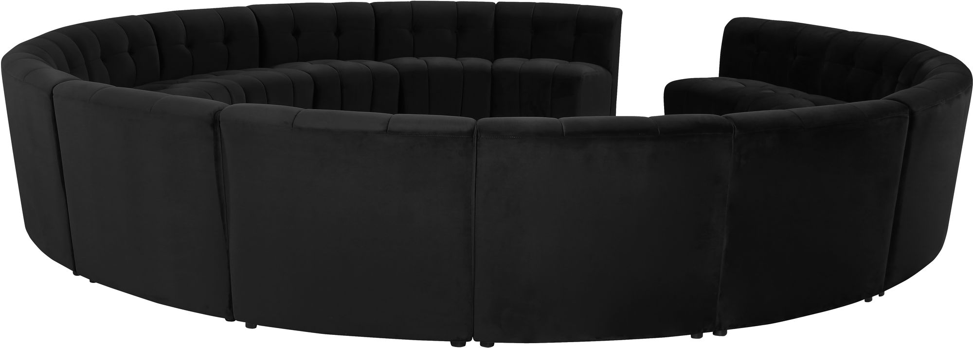 Limitless 173" 15-Piece Modular Velvet Sectional
